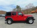 Flame Red - Wrangler Unlimited X 4x4 Photo No. 2