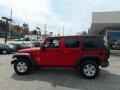 Flame Red - Wrangler Unlimited X 4x4 Photo No. 6