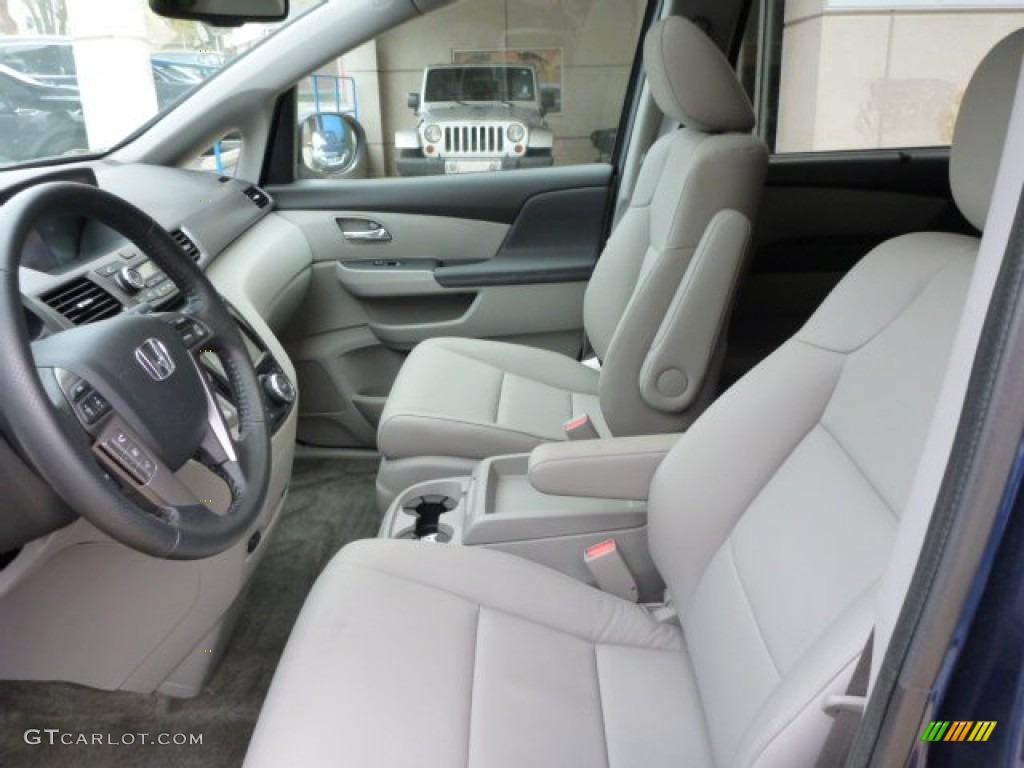 Gray Interior 2015 Honda Odyssey EX-L Photo #103100918