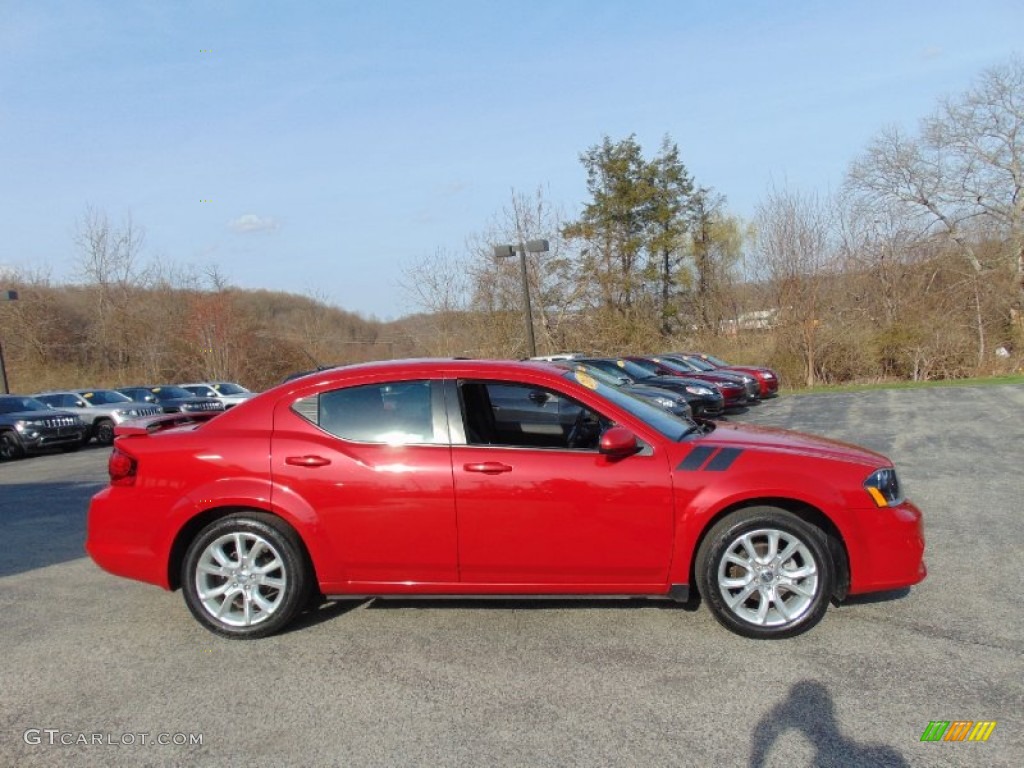 2014 Avenger R/T - Redline 2-Coat Pearl / R/T Black photo #2