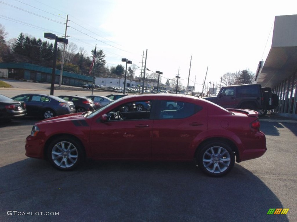 2014 Avenger R/T - Redline 2-Coat Pearl / R/T Black photo #6