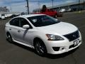 2013 Aspen White Nissan Sentra SR  photo #3