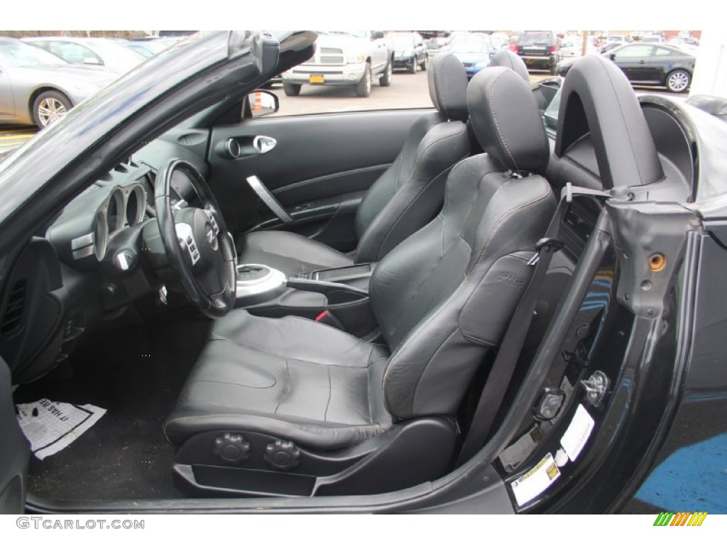 2007 350Z Touring Roadster - Magnetic Black Pearl / Charcoal photo #29