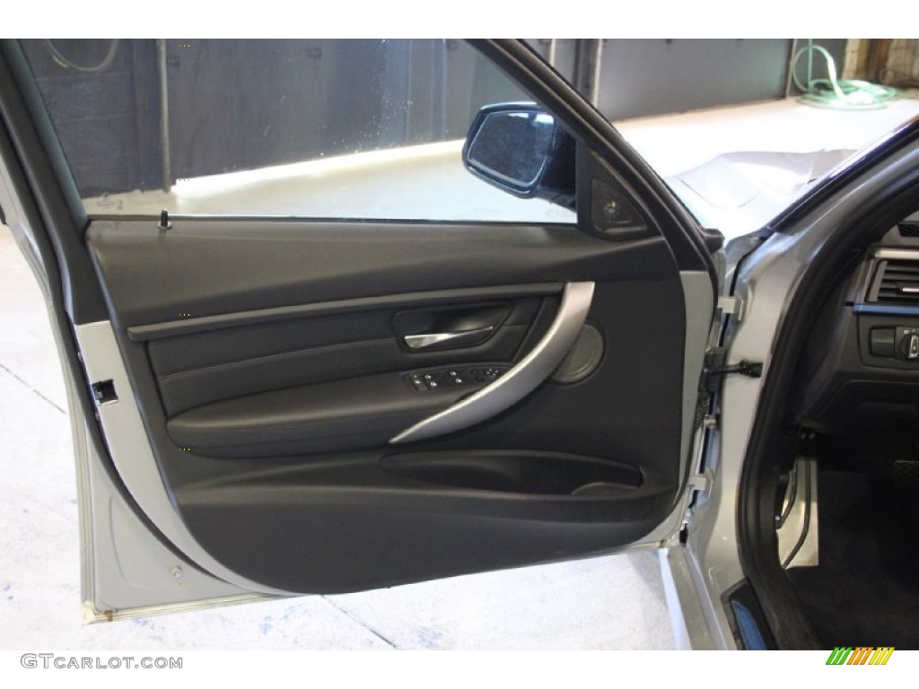 2014 3 Series 335i xDrive Sedan - Glacier Silver Metallic / Black photo #11