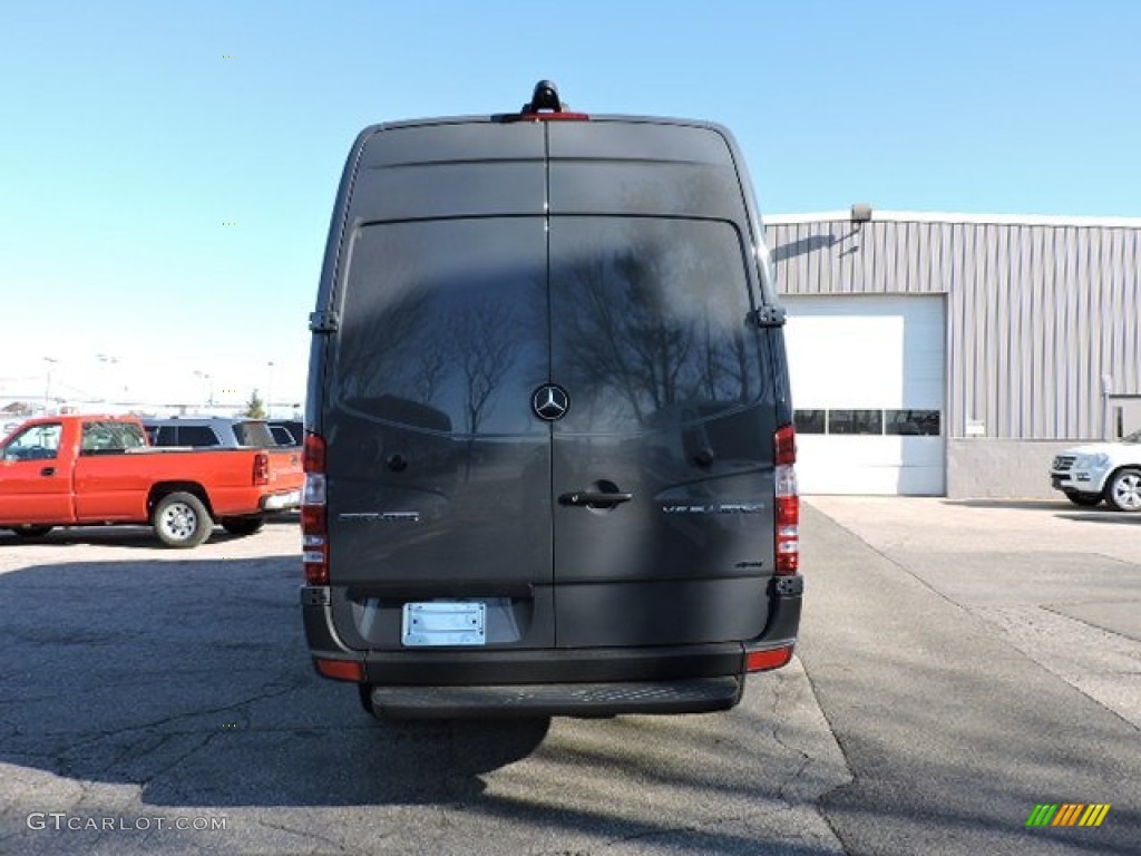 2015 Sprinter 2500 High Roof Cargo Van 4x4 - Graphite Grey Metallic / Black photo #4