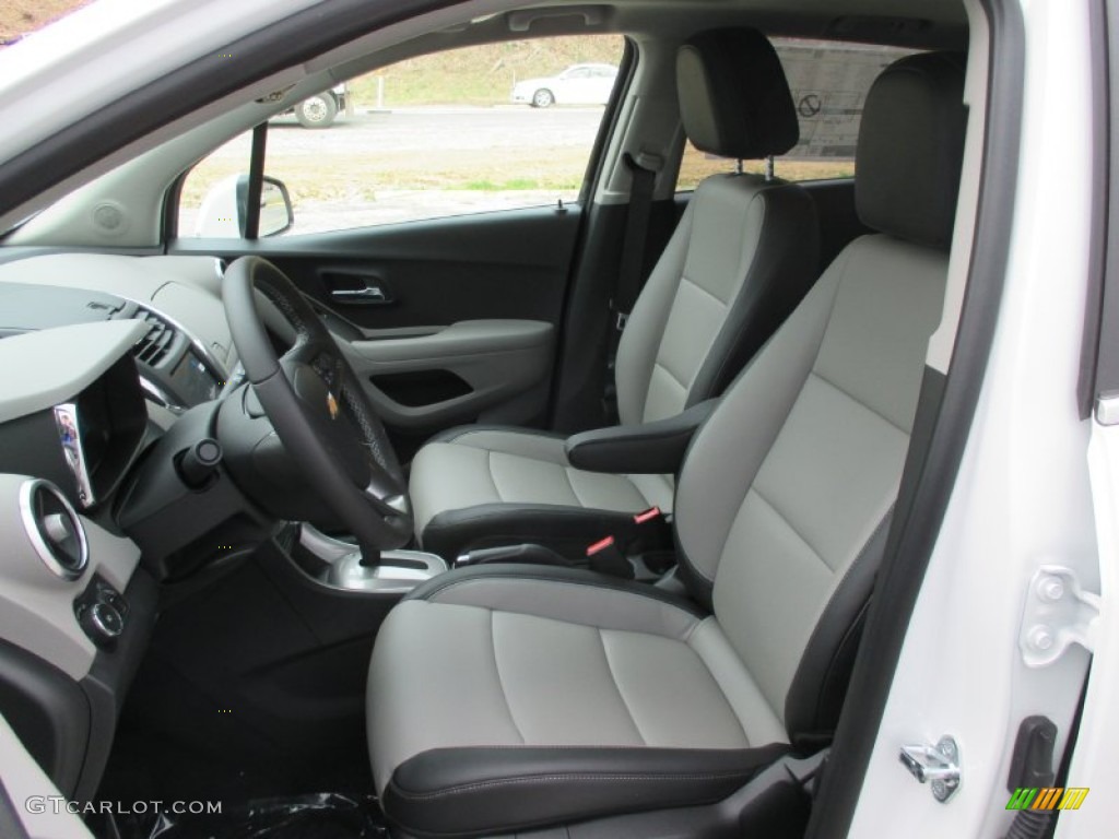 Jet Black/Light Titanium Interior 2015 Chevrolet Trax LTZ AWD Photo #103104641