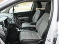 2015 Chevrolet Trax Jet Black/Light Titanium Interior Front Seat Photo
