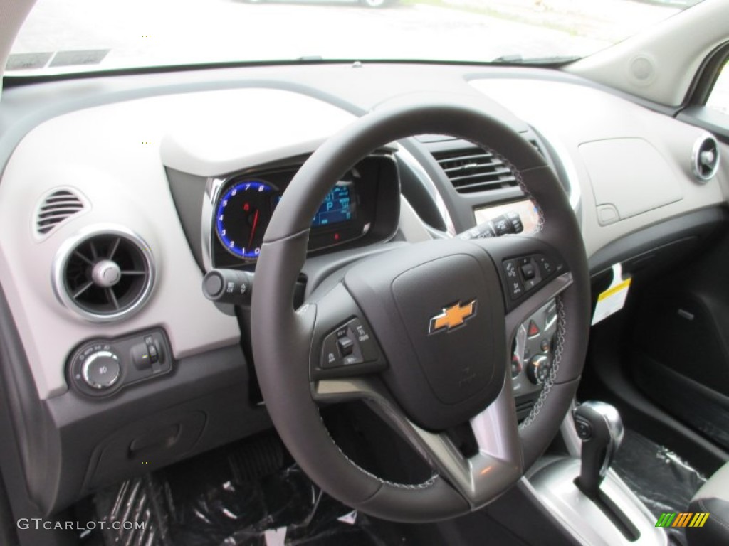 2015 Chevrolet Trax LTZ AWD Jet Black/Light Titanium Steering Wheel Photo #103104683