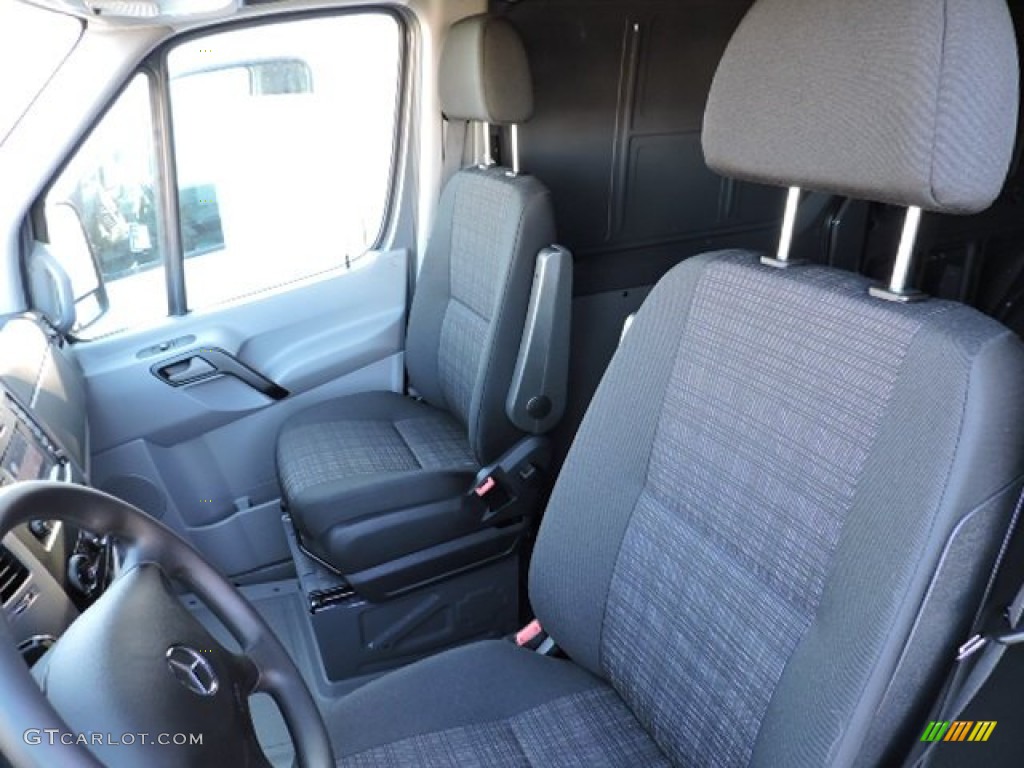 2015 Sprinter 2500 High Roof Cargo Van 4x4 - Graphite Grey Metallic / Black photo #10