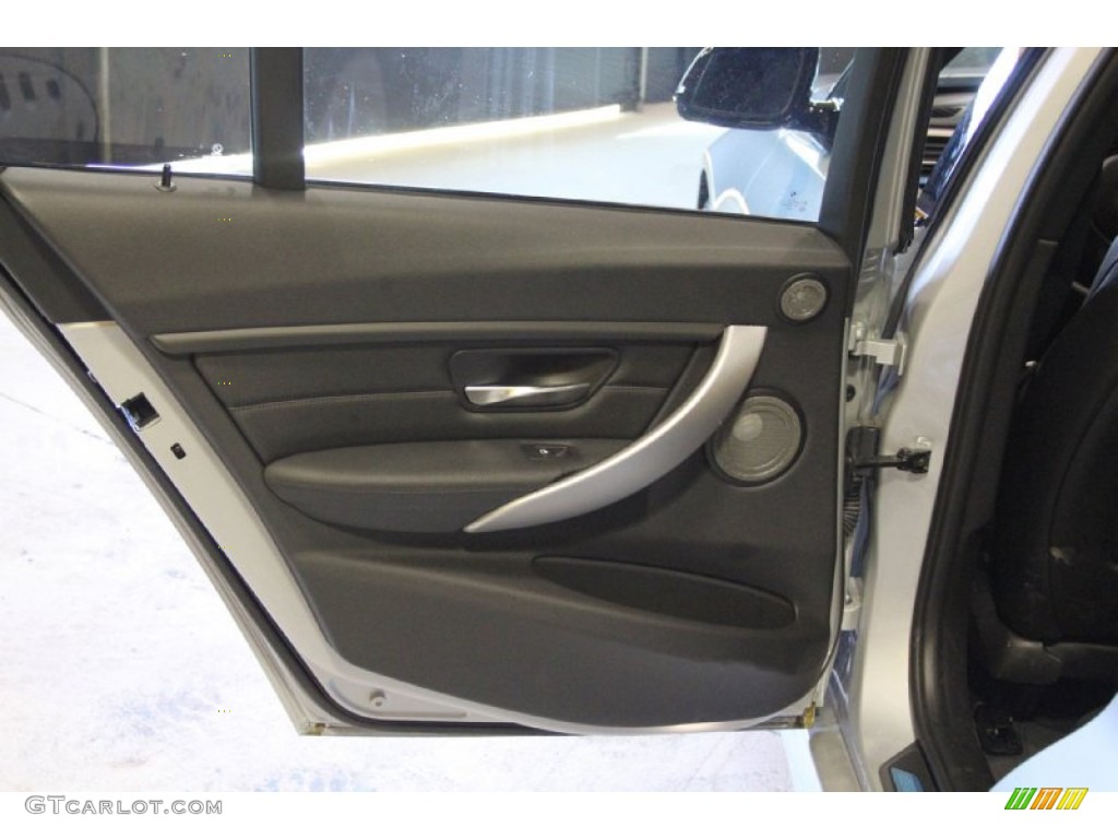 2014 3 Series 335i xDrive Sedan - Glacier Silver Metallic / Black photo #27