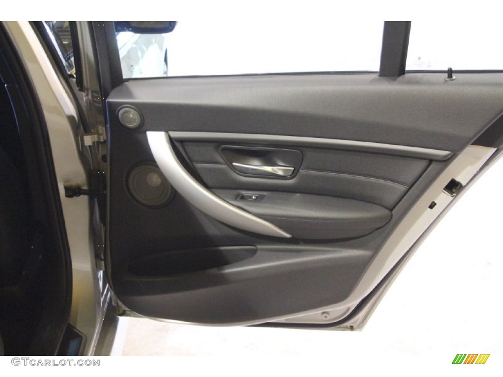 2014 3 Series 335i xDrive Sedan - Glacier Silver Metallic / Black photo #32