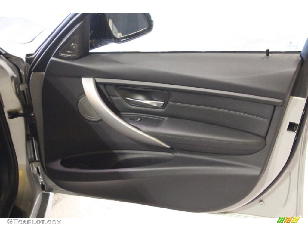 2014 3 Series 335i xDrive Sedan - Glacier Silver Metallic / Black photo #34