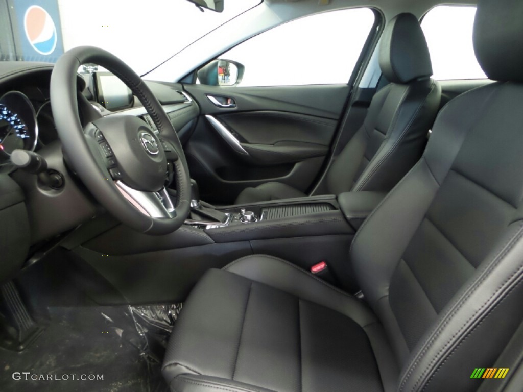Black Interior 2016 Mazda Mazda6 Touring Photo #103109219