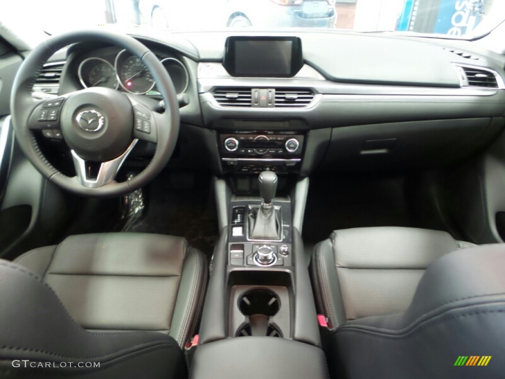 2016 Mazda Mazda6 Touring Black Dashboard Photo #103109591