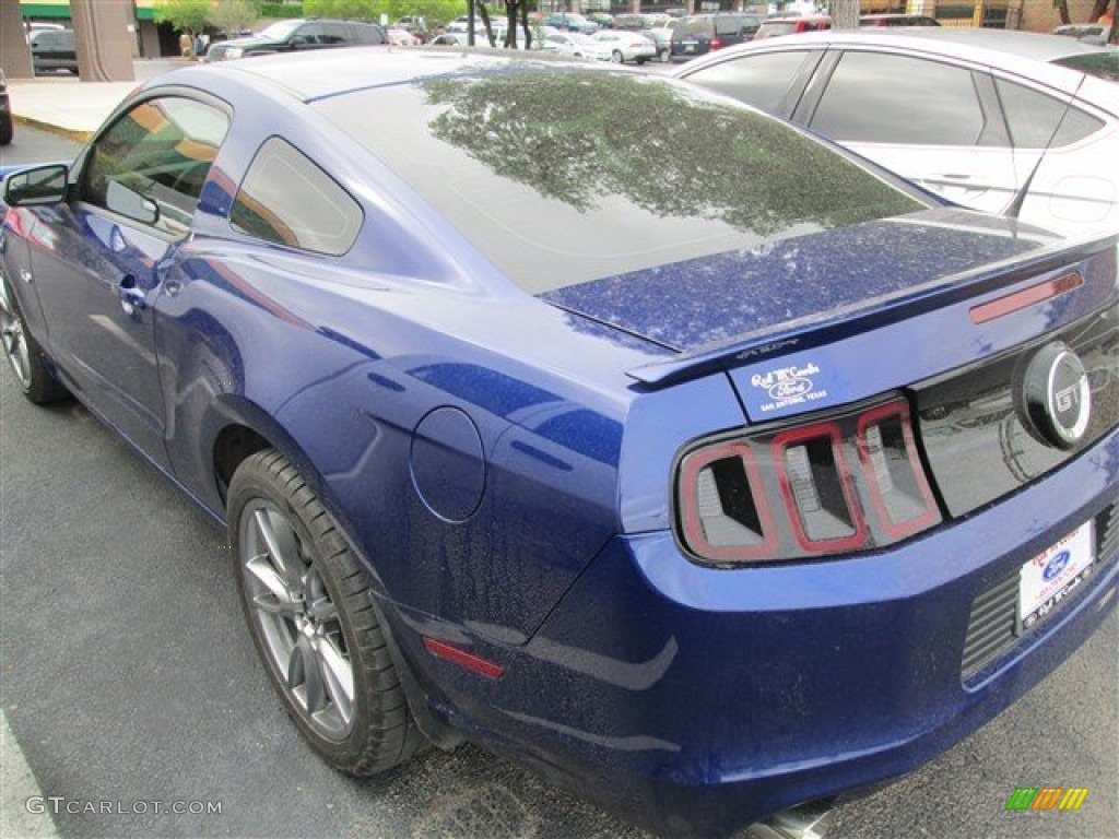 2014 Mustang GT Coupe - Deep Impact Blue / Charcoal Black photo #4