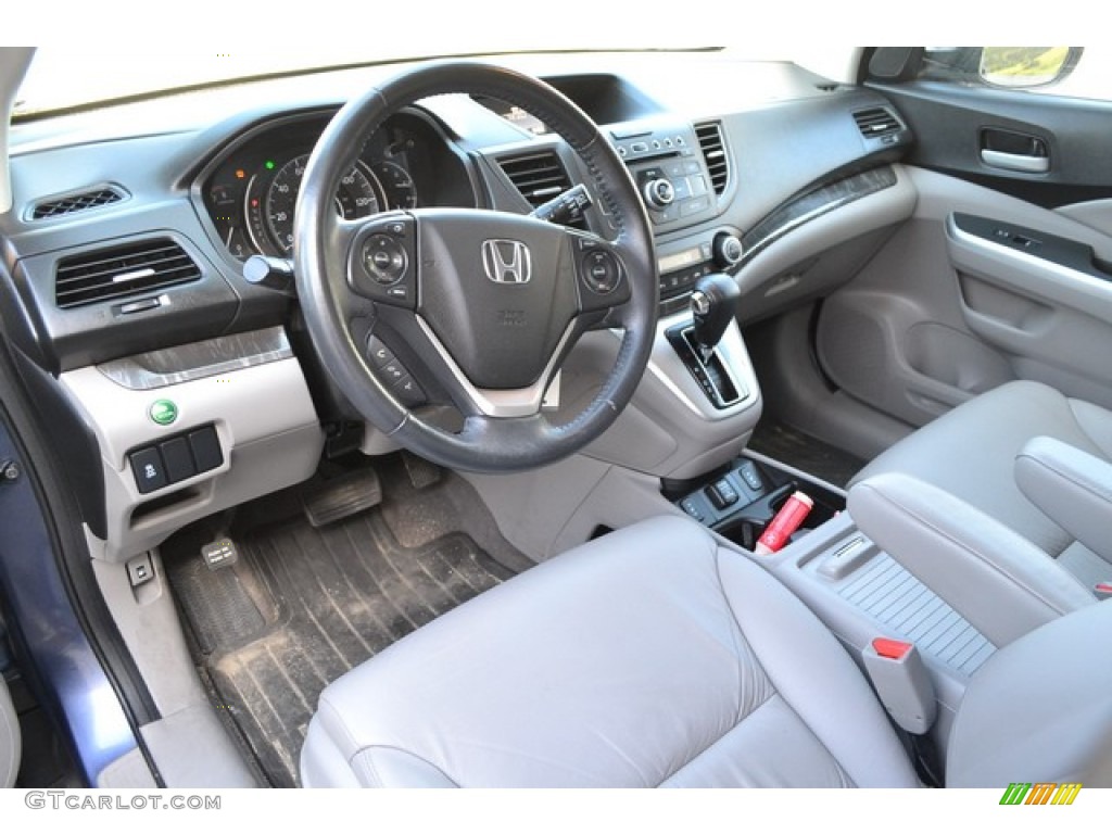 Gray Interior 2012 Honda CR-V EX-L 4WD Photo #103113539