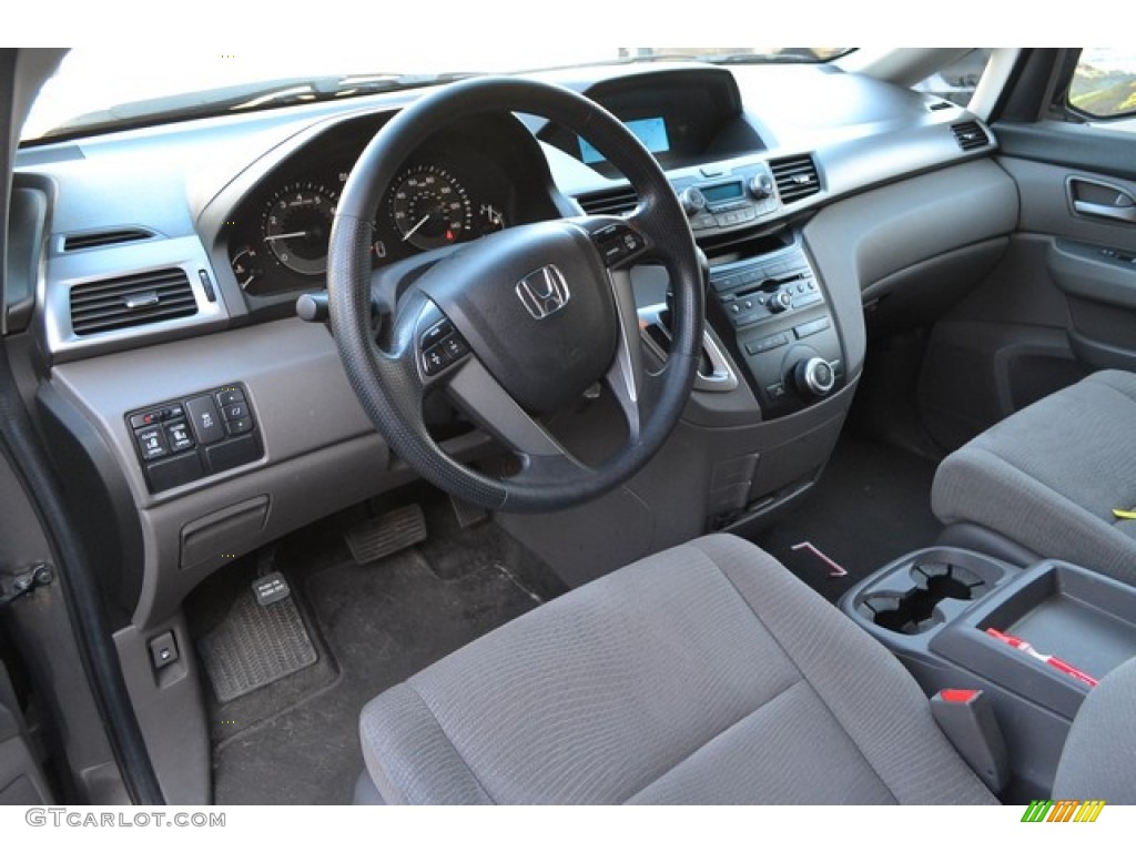Gray Interior 2011 Honda Odyssey EX Photo #103113965