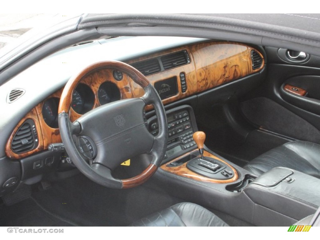 Charcoal Interior 2002 Jaguar XK XKR Convertible Photo #103115423