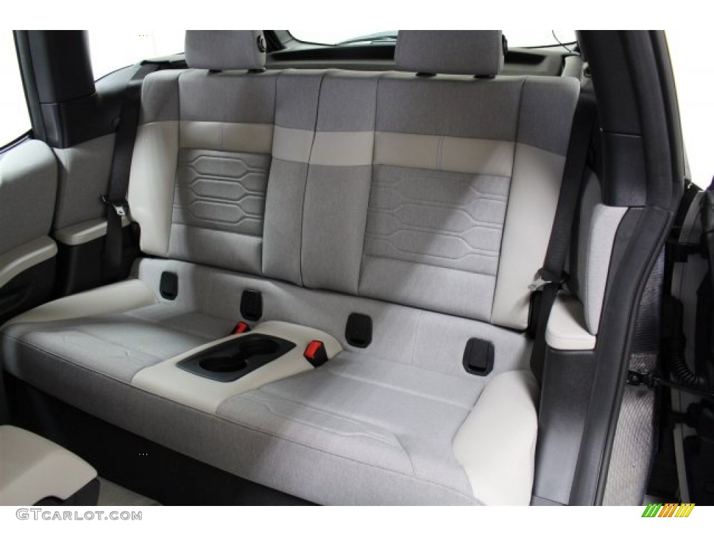 Mega Carum Spice Grey Sensatec & Carum Spice Grey Cloth Interior 2015 BMW i3 with Range Extender Photo #103117445