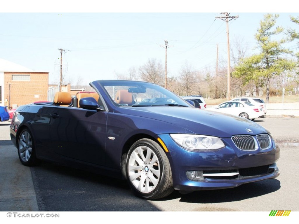 2012 3 Series 328i Convertible - Deep Sea Blue Metallic / Saddle Brown photo #3