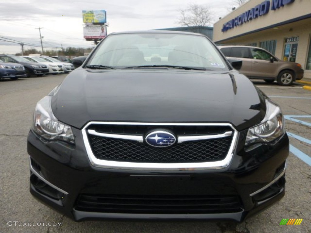 2015 Impreza 2.0i Premium 4 Door - Crystal Black Silica / Ivory photo #9