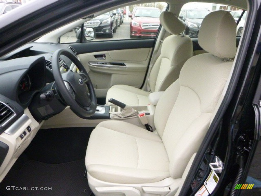 2015 Impreza 2.0i Premium 4 Door - Crystal Black Silica / Ivory photo #13