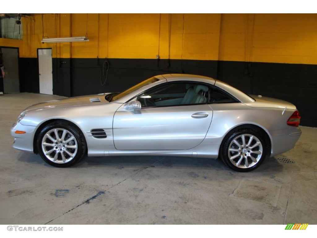 Iridium Silver Metallic 2007 Mercedes-Benz SL 550 Roadster Exterior Photo #103120997