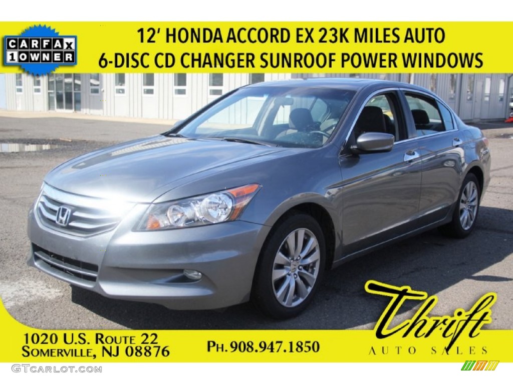2012 Polished Metal Metallic Honda Accord EX V6 Sedan 103082398 Photo