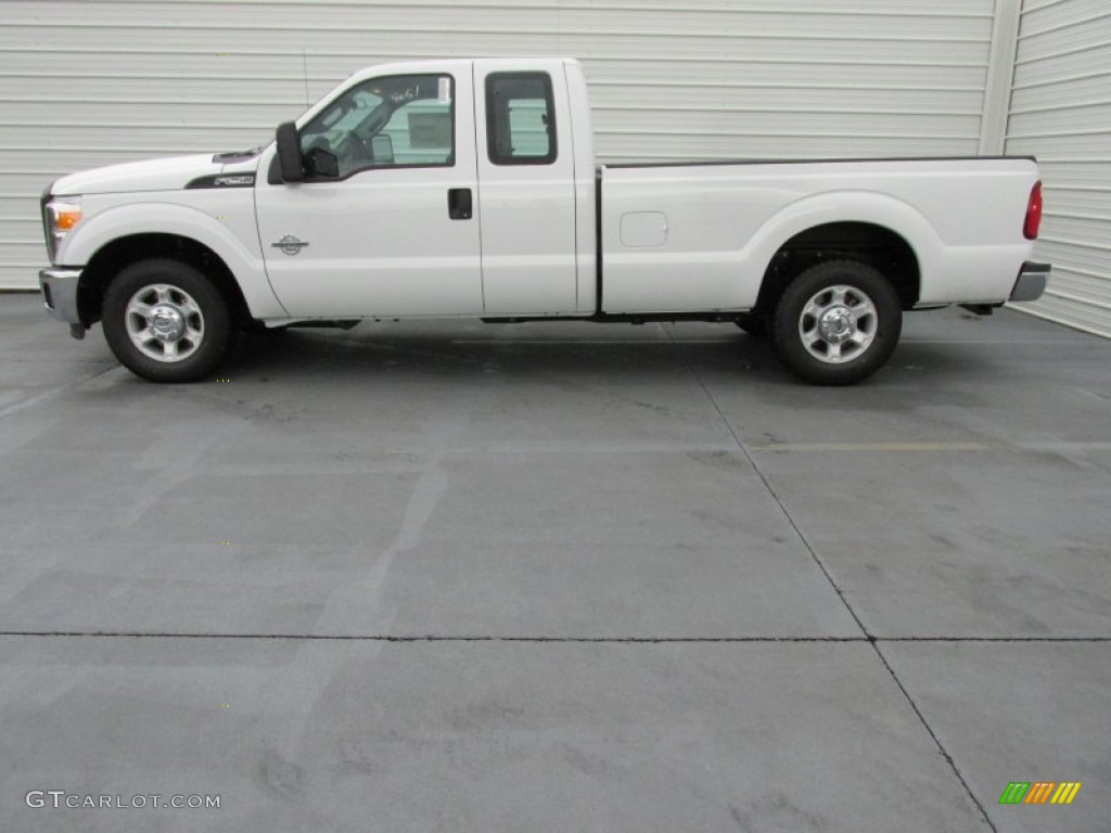 2015 F250 Super Duty XL Super Cab - Oxford White / Steel photo #6