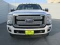 White Platinum - F350 Super Duty Platinum Crew Cab 4x4 DRW Photo No. 8