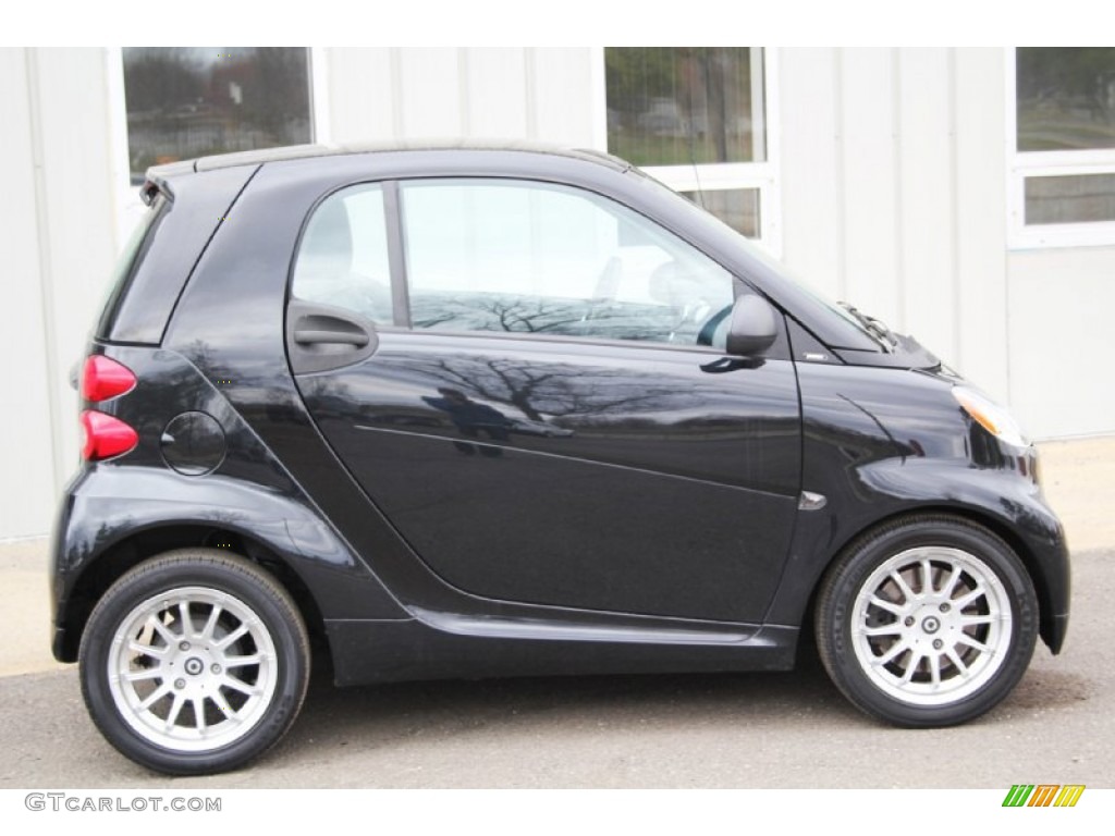 2012 fortwo passion coupe - Deep Black / Black Leather photo #4