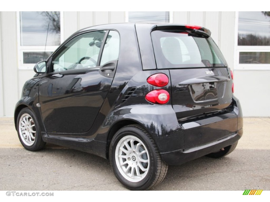 2012 fortwo passion coupe - Deep Black / Black Leather photo #7