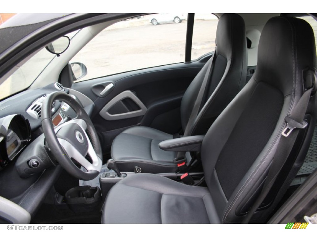 2012 fortwo passion coupe - Deep Black / Black Leather photo #11