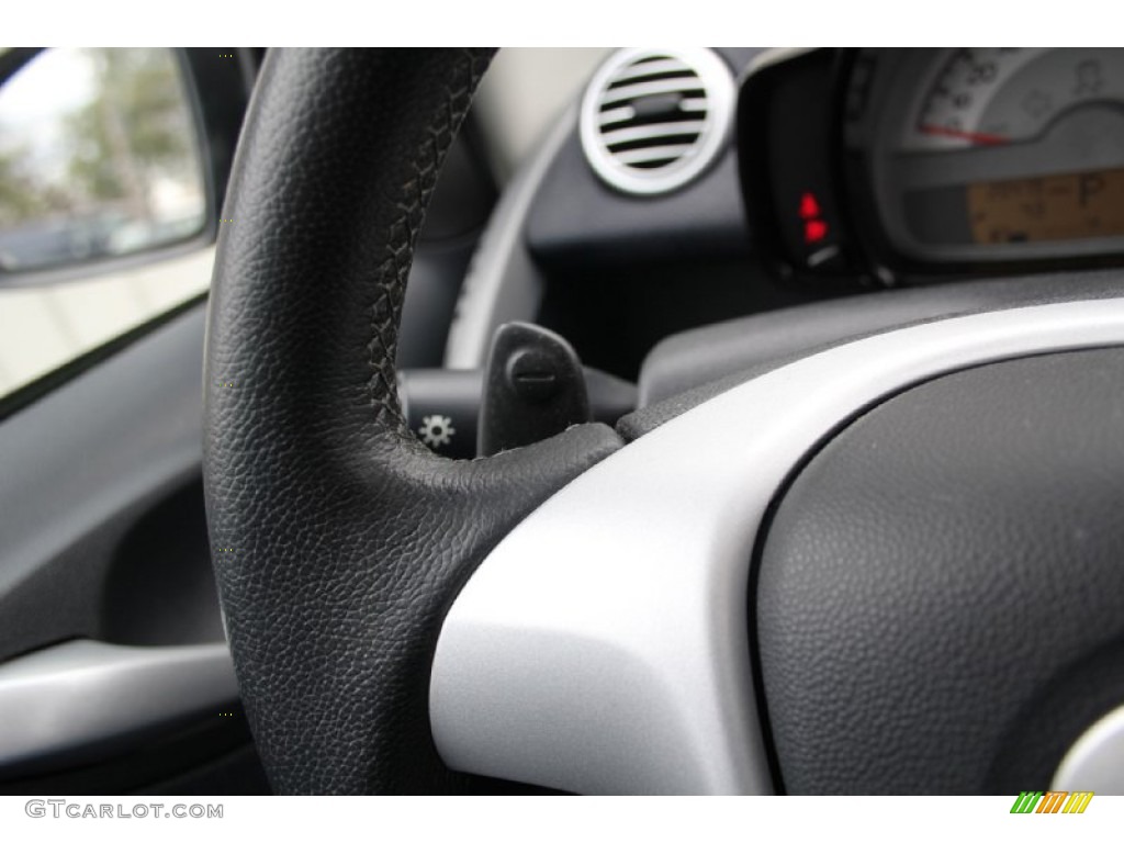 2012 fortwo passion coupe - Deep Black / Black Leather photo #22