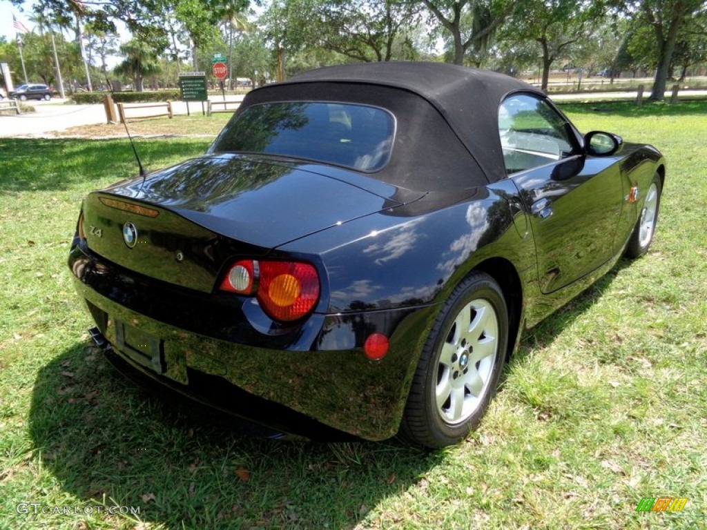 2003 Z4 2.5i Roadster - Black Sapphire Metallic / Black photo #61