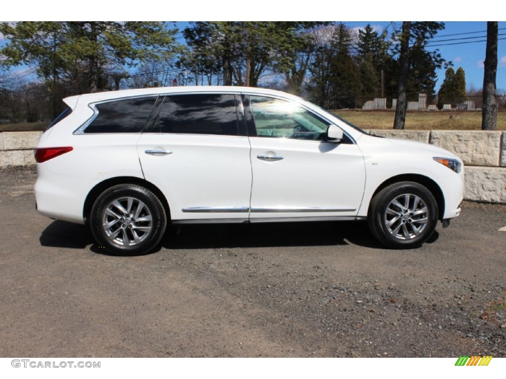 Moonlight White 2014 Infiniti QX60 3.5 AWD Exterior Photo #103128878