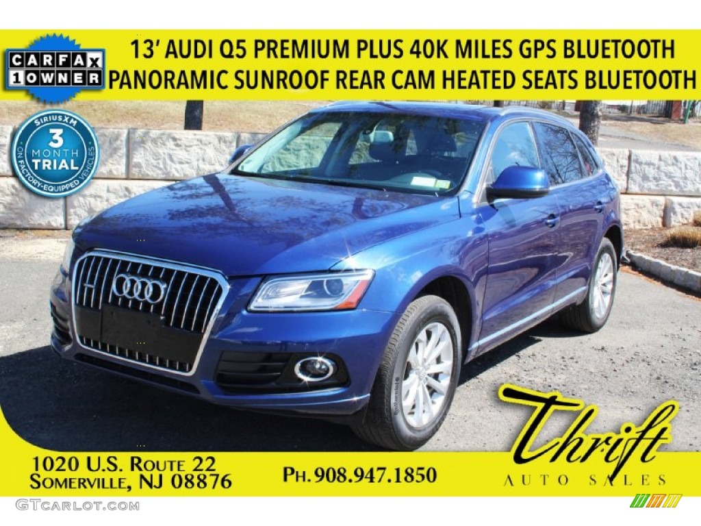 2013 Q5 2.0 TFSI quattro - Scuba Blue Metallic / Black photo #1