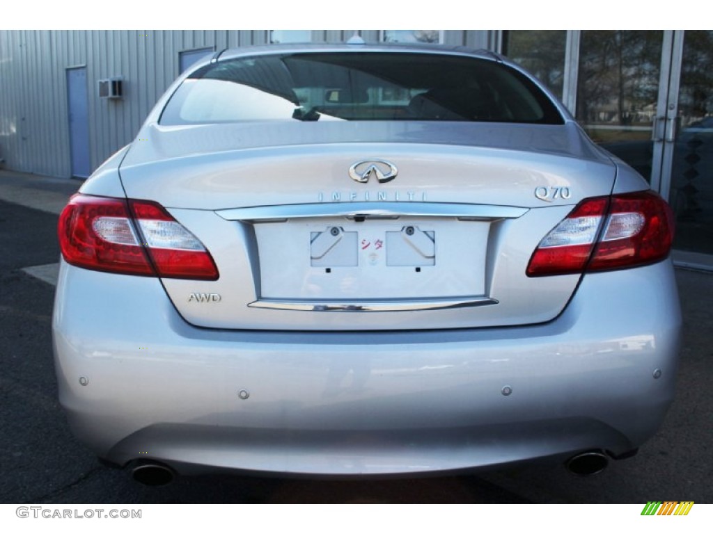 2014 Q70 3.7 AWD - Liquid Platinum / Graphite photo #4