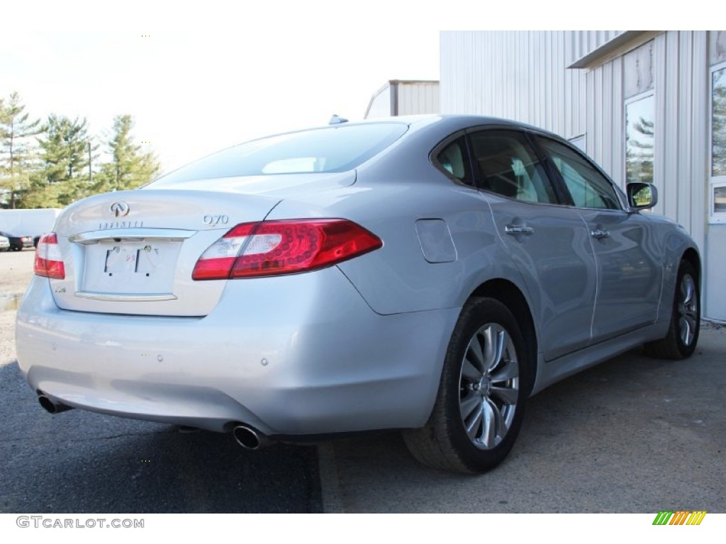 2014 Q70 3.7 AWD - Liquid Platinum / Graphite photo #5