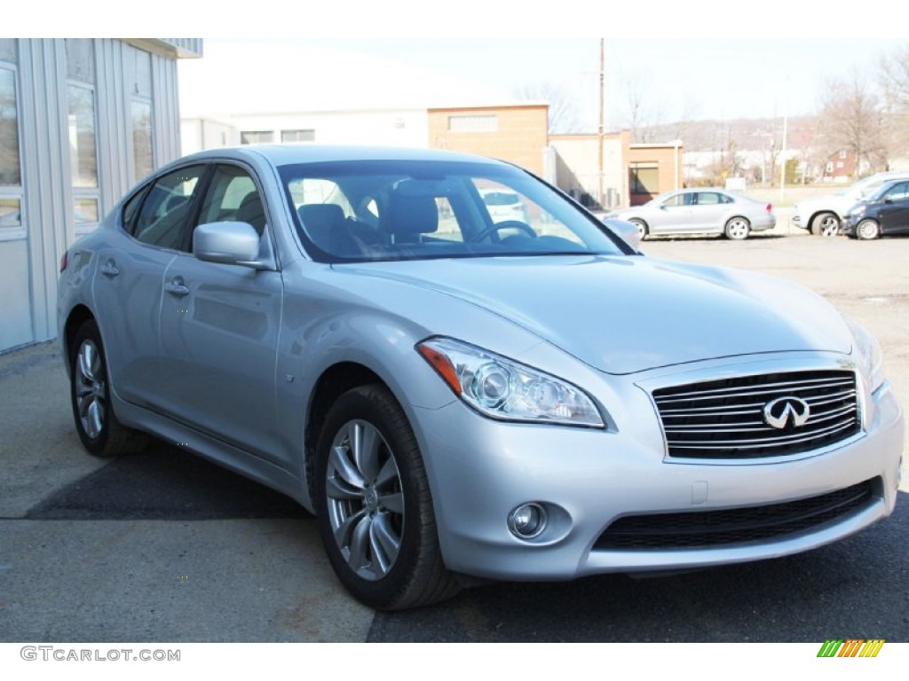 2014 Q70 3.7 AWD - Liquid Platinum / Graphite photo #7