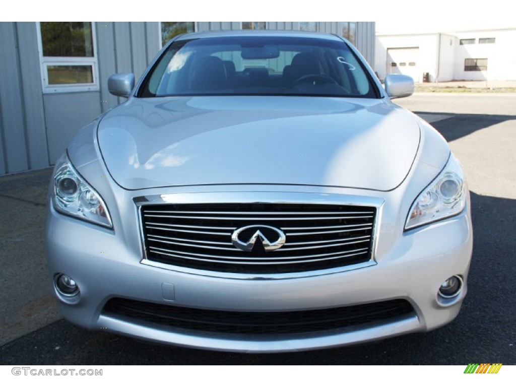 2014 Q70 3.7 AWD - Liquid Platinum / Graphite photo #8