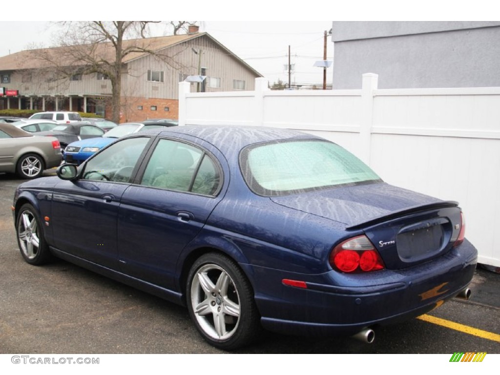 Sapphire Blue Metallic 2003 Jaguar S-Type R Exterior Photo #103131953