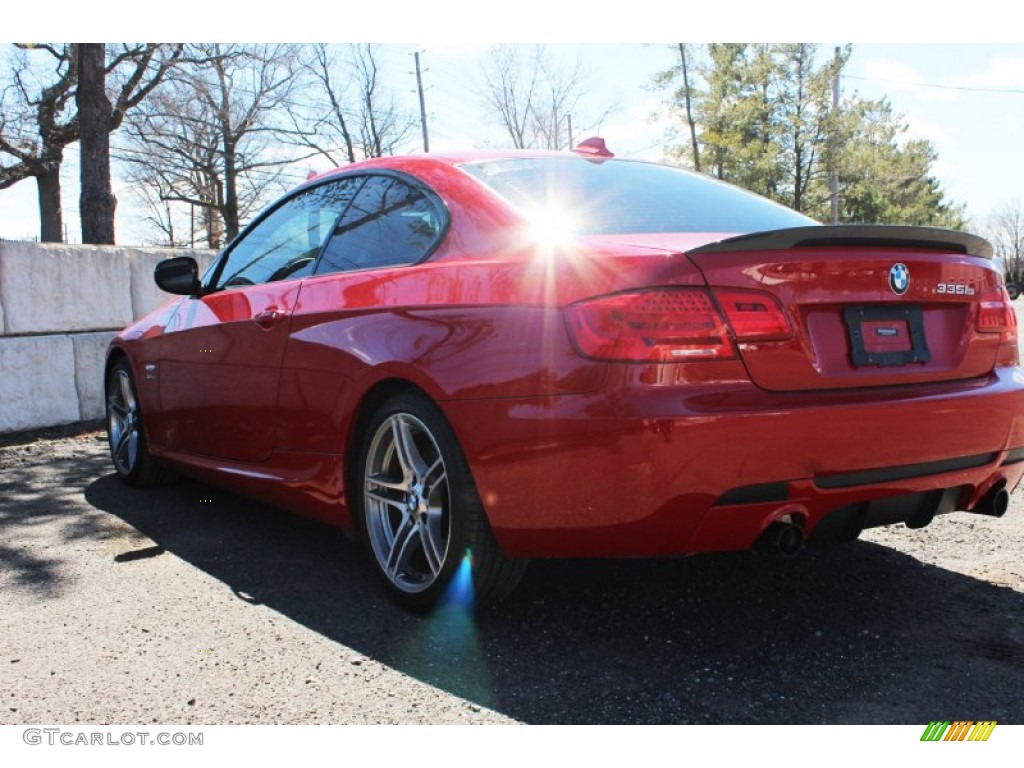 2013 3 Series 335is Coupe - Crimson Red / Oyster photo #7