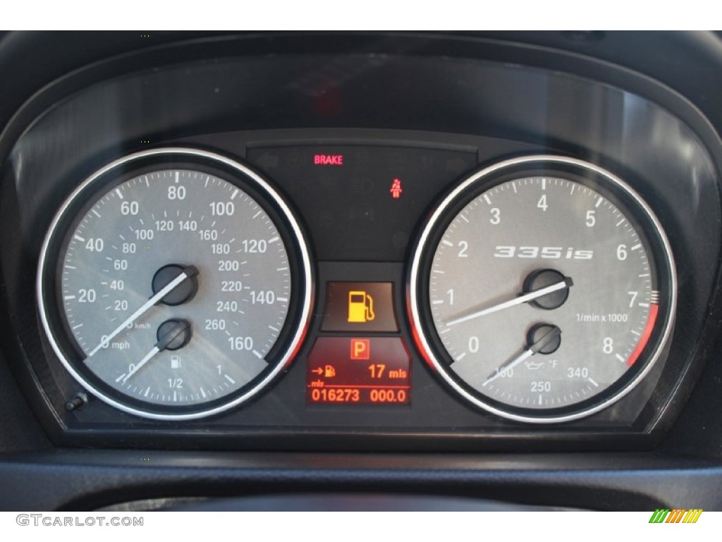 2013 BMW 3 Series 335is Coupe Gauges Photo #103132562