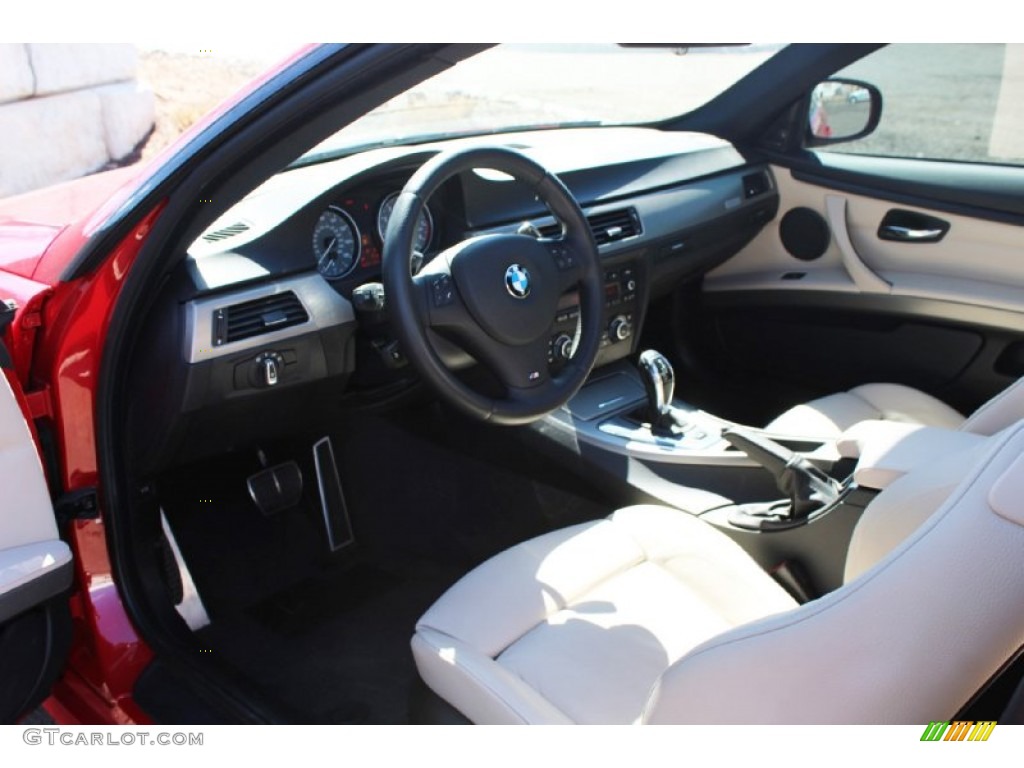 Oyster Interior 2013 BMW 3 Series 335is Coupe Photo #103132703