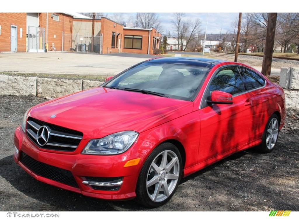 Mars Red 2014 Mercedes-Benz C 350 4Matic Coupe Exterior Photo #103132802