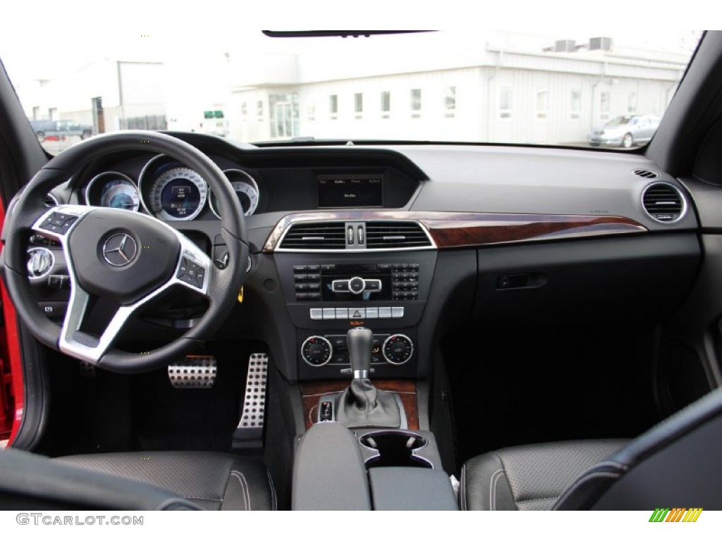 2014 Mercedes-Benz C 350 4Matic Coupe Black Dashboard Photo #103133144