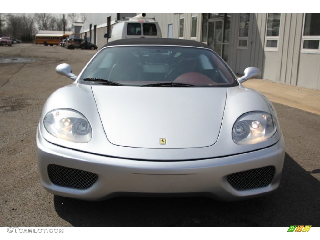 2001 360 Spider F1 - Silver / Black/Red photo #3
