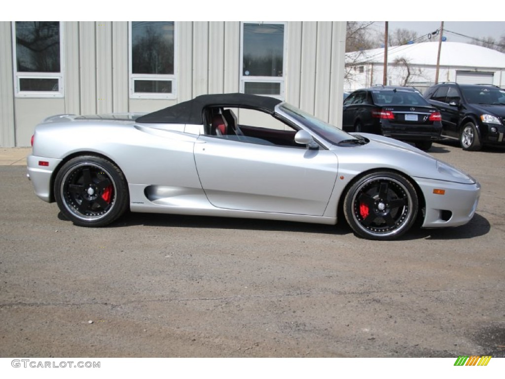 Silver 2001 Ferrari 360 Spider F1 Exterior Photo #103133237