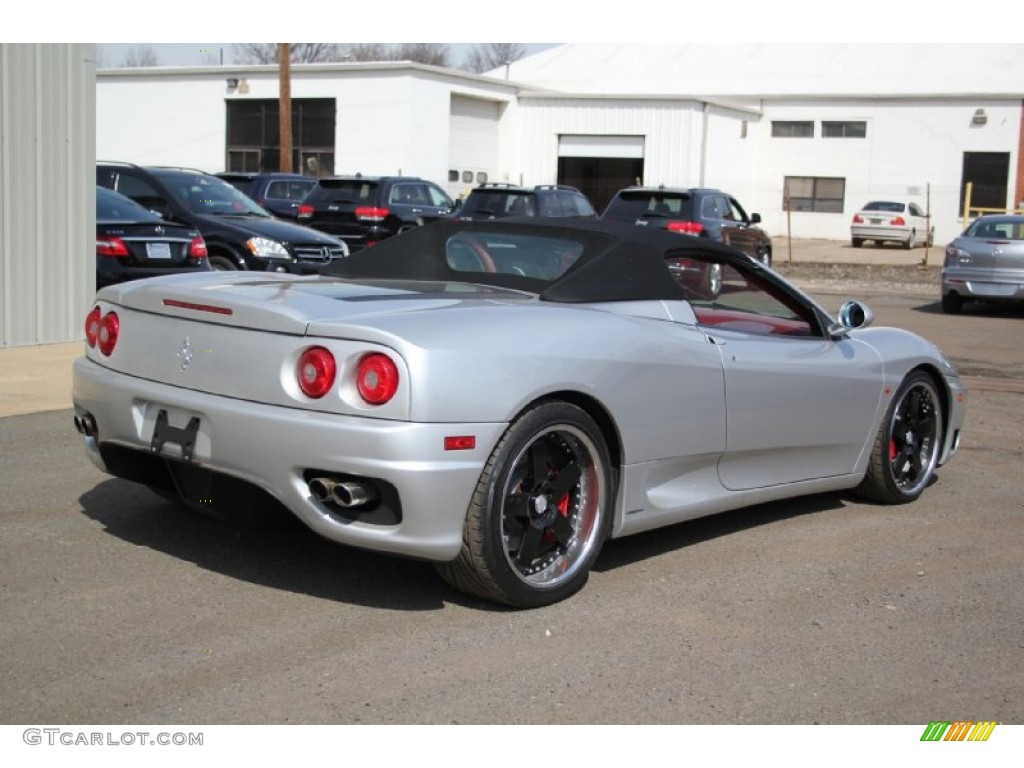 2001 360 Spider F1 - Silver / Black/Red photo #5